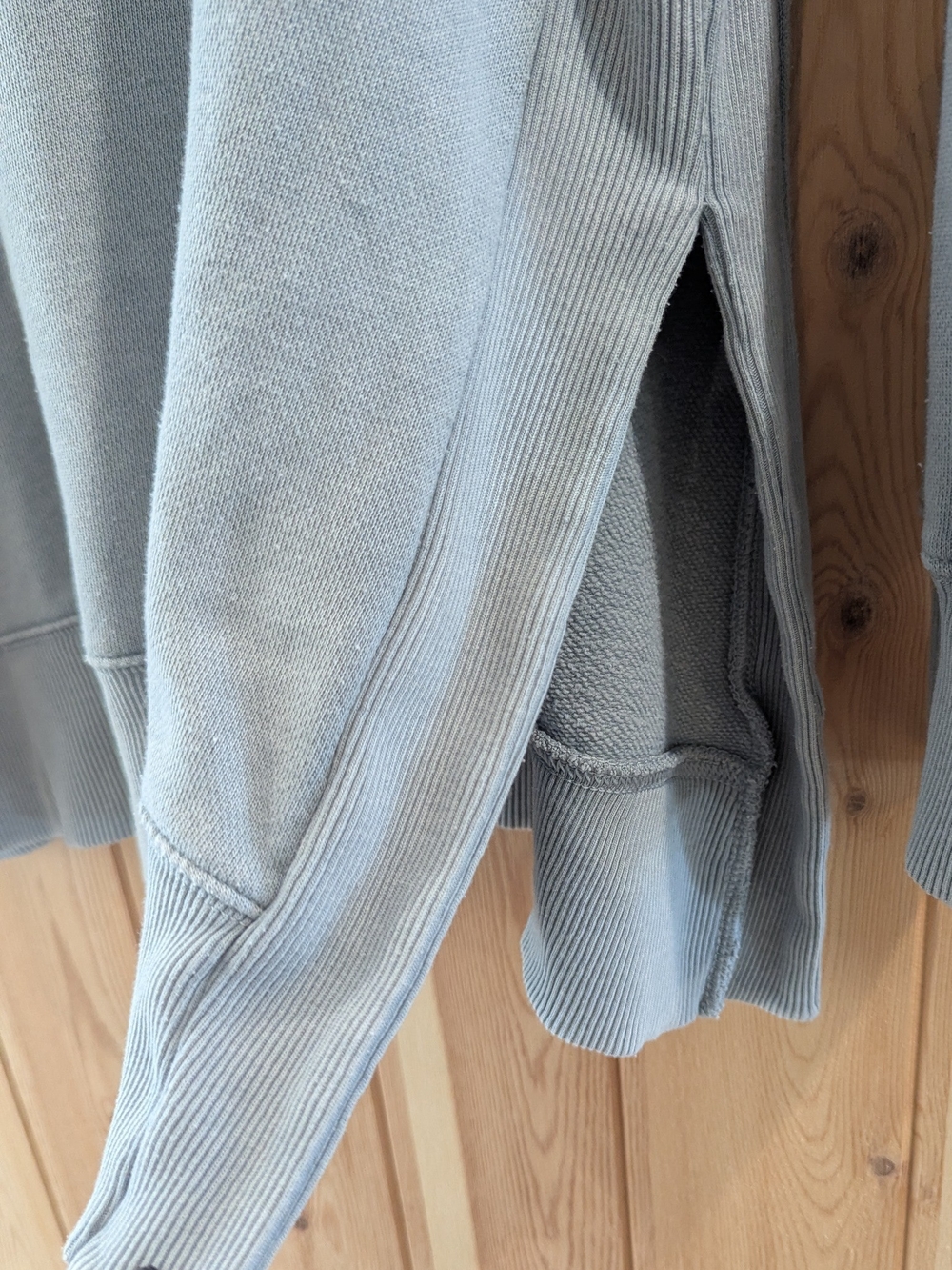 aerie Light Steel Blue Crewneck Sweatshirt - Picture 5 of 8